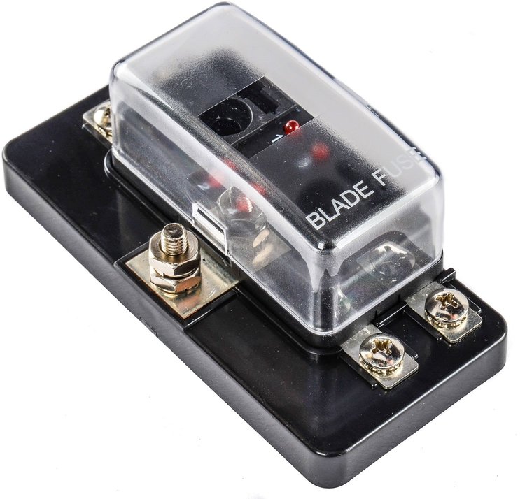 Standard Fuse Block with LED Indicators [4-Pole]