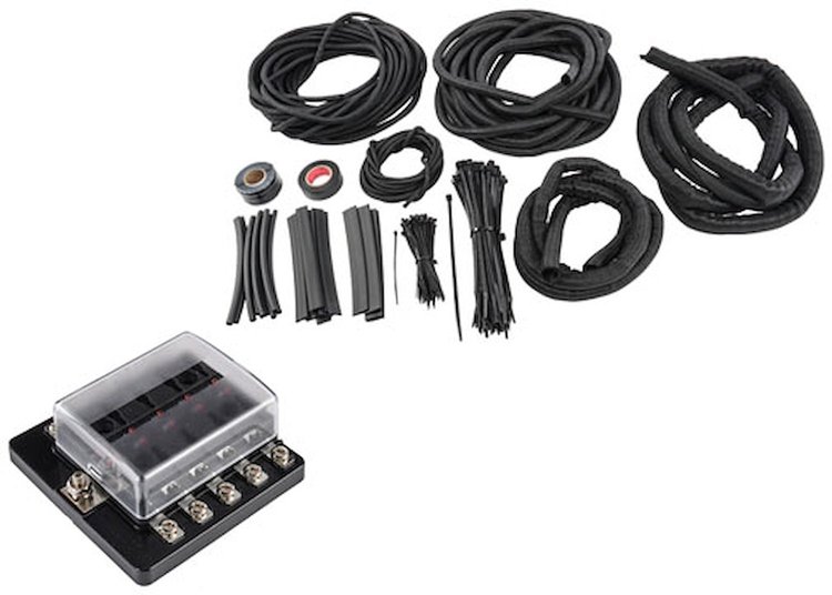 Fuse Block & Woven Braid Chassis Kit