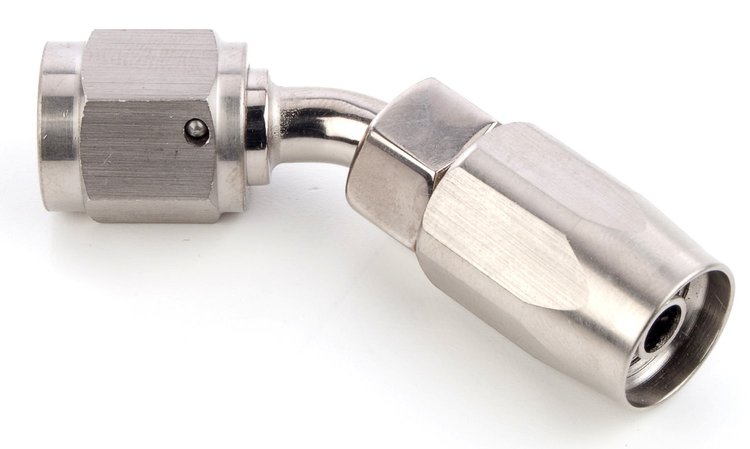 45° Max Flow Hose End -4AN