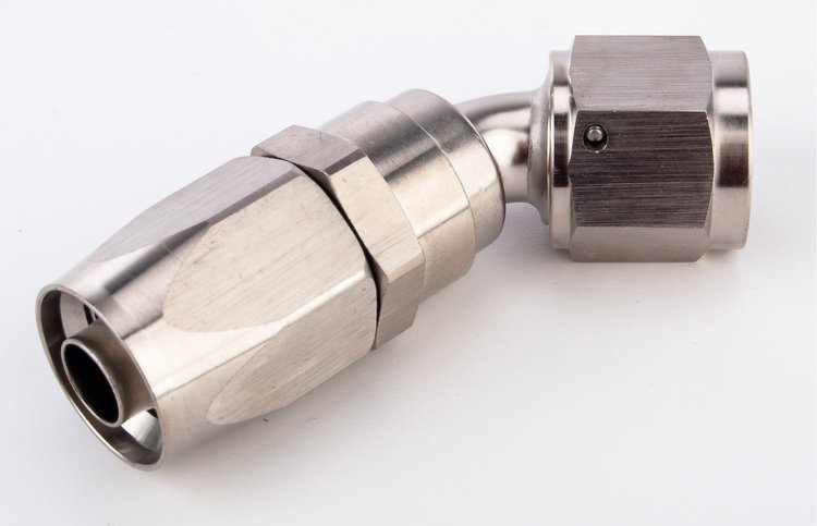 45° Max Flow Hose End -8AN