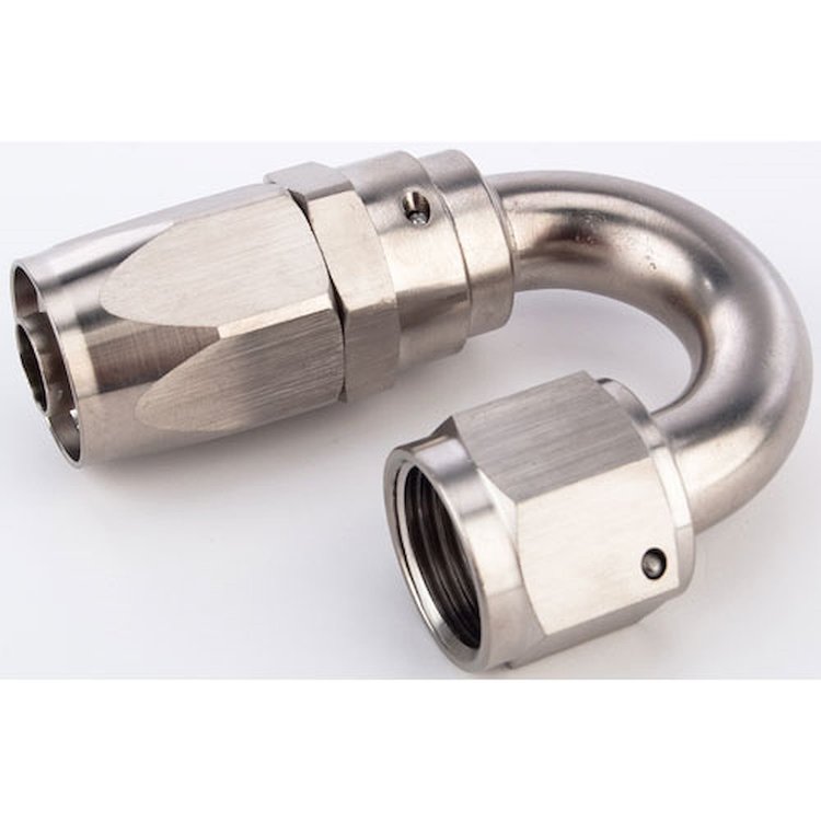 180° Max Flow Hose End -8AN