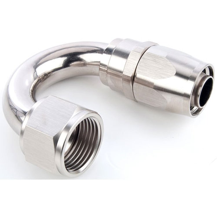 180° Max Flow Hose End -12AN