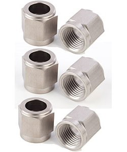Tube Nuts, Electroless Nickel Plated Aluminum [-4 AN]