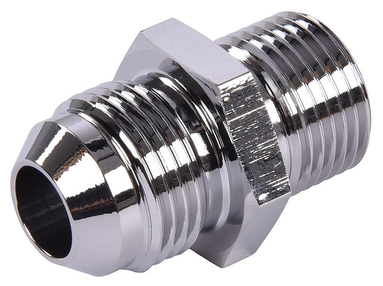 AN to Metric Adapter Fitting [-8 AN Male to 18mm x 1.5 Male]