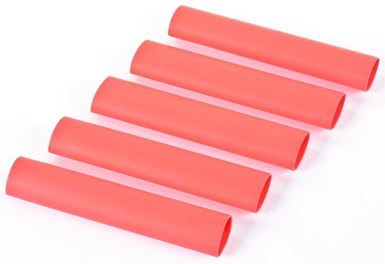 5 Piece Heat Shrink Tubing Refill 3/4" Diameter
