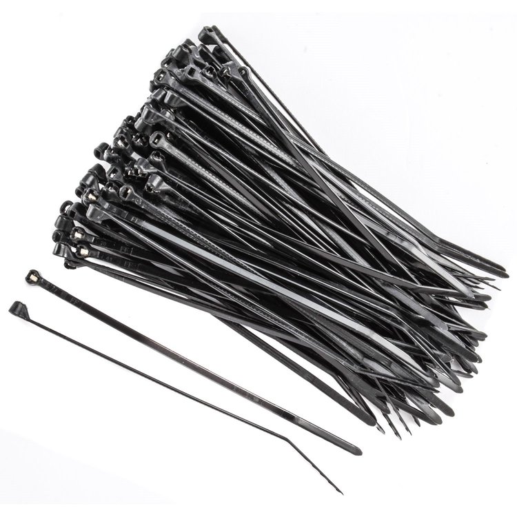 Wire and Cable Ties with Locking Tab  [4 in. Black]