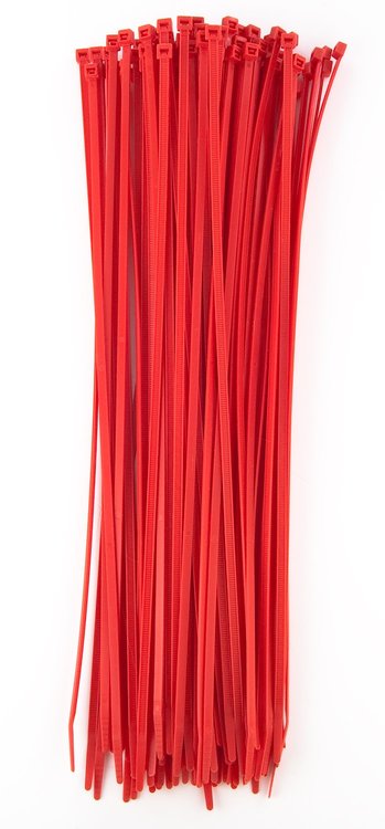 Nylon Wire and Cable Ties [14 in. Red]