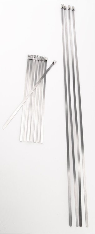 Stainless Wire and Cable Ties, Assortment [Silver]