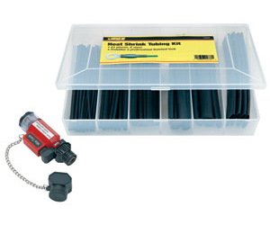61-Piece Heat Shrink Tubing Kit Black