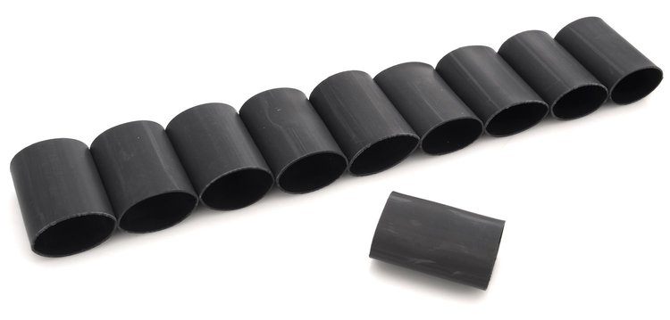 Black Heat Shrink 3/4" I.D. x 1-1/2" Long