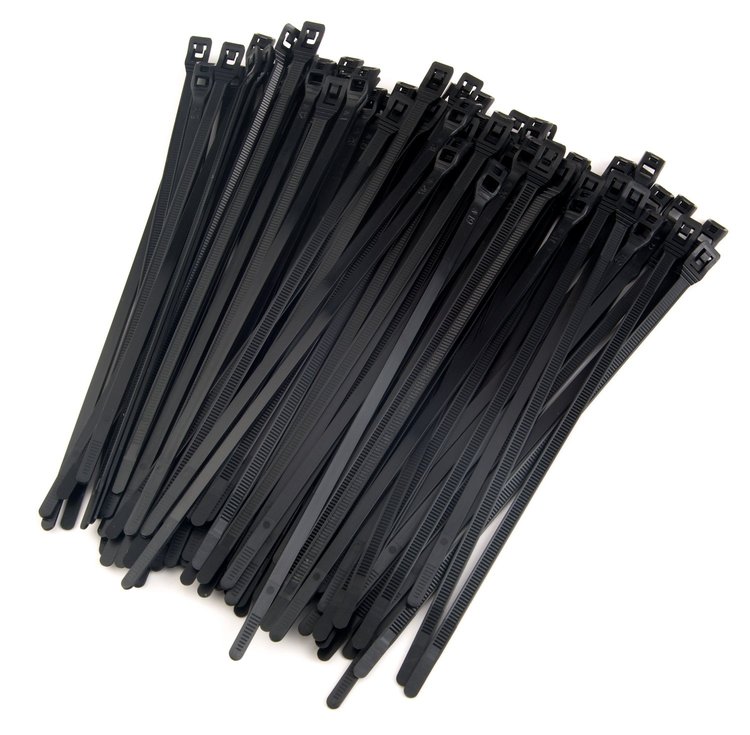 Cobra Low-Profile Wire/Cable Ties [7 in. Black]
