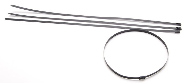 Stainless Wire and Cable Ties [20 in. Black]
