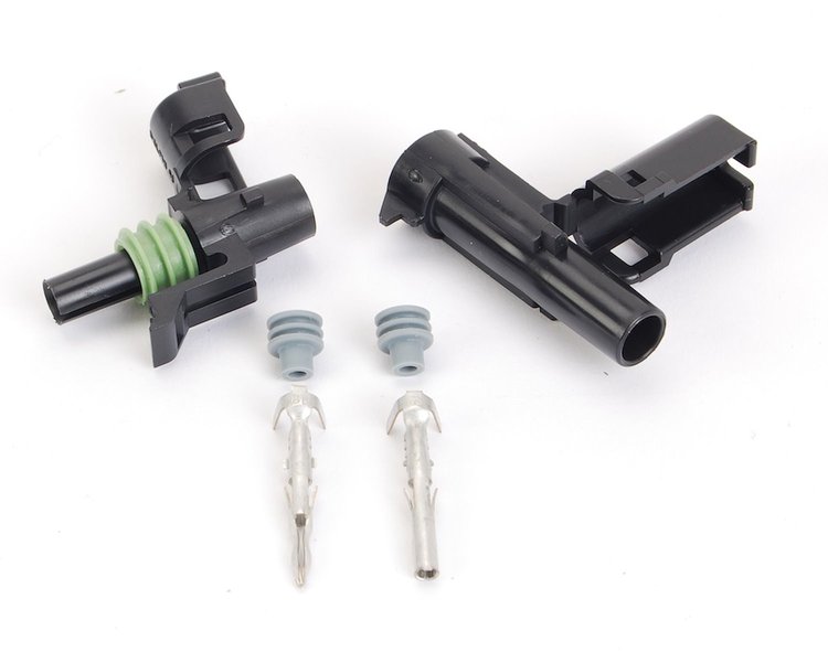 Weatherpack Connector 1-Pin Male/Female Connector
