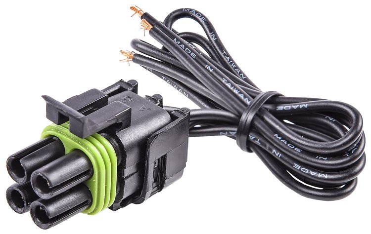 Idle Air Control Four Lead Wiring Pigtail for 1982-1990 GM Vehicles with Fuel Injection