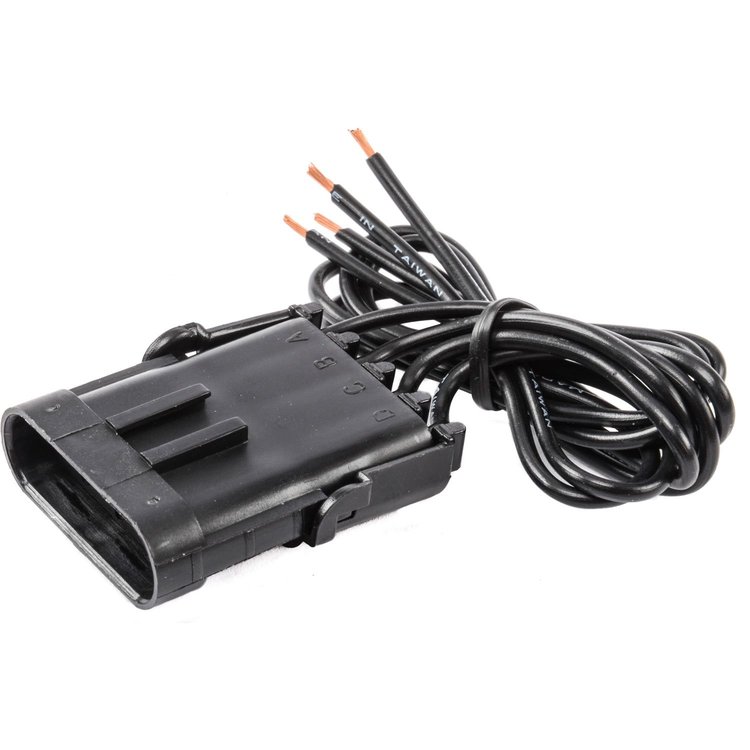 Weatherpack Pigtail 4-Pin Pigtail Flat Female Connector w/ Male Terminals
