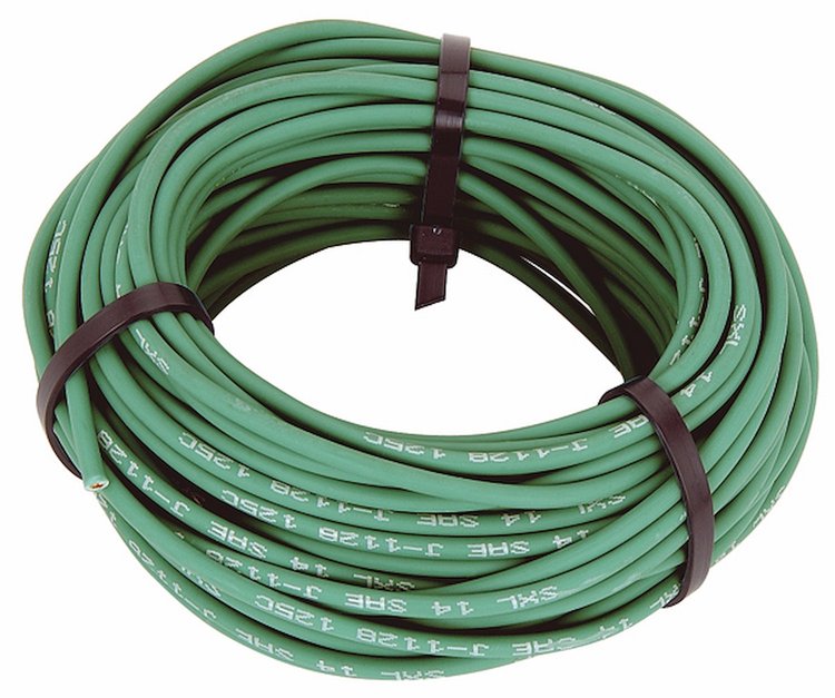 14-Gauge Premium Automotive Wire Green [50 ft.]