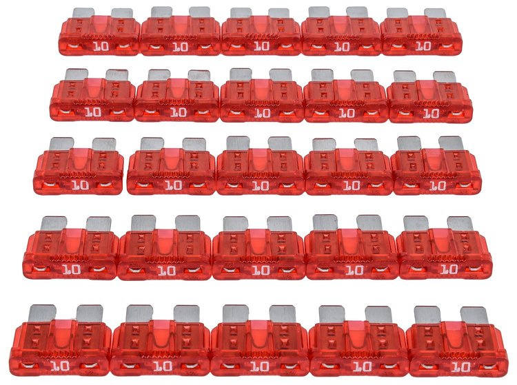 10 AMP Fuses 25/pkg