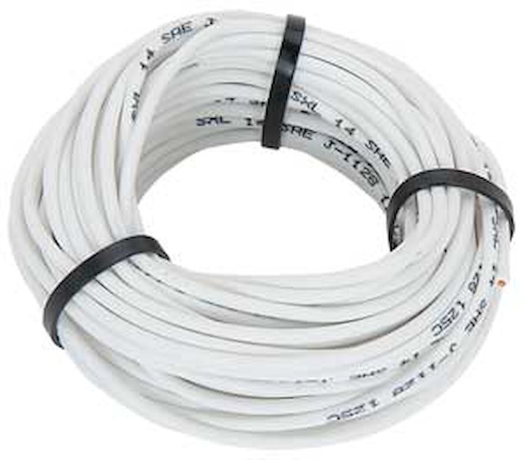 16-Gauge Premium Automotive Wire White [50 ft.]