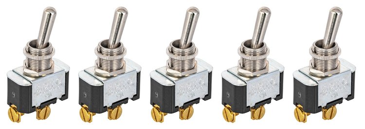 Toggle Switch Kit For 5-Toggle Switch Panels #555-11008 and #555-11005 (panels not included)