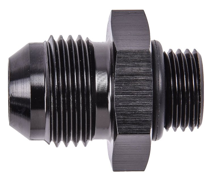 AN Port Adapter Fitting -6 AN port (9/16 in.-18 Thread) to -8 AN hose