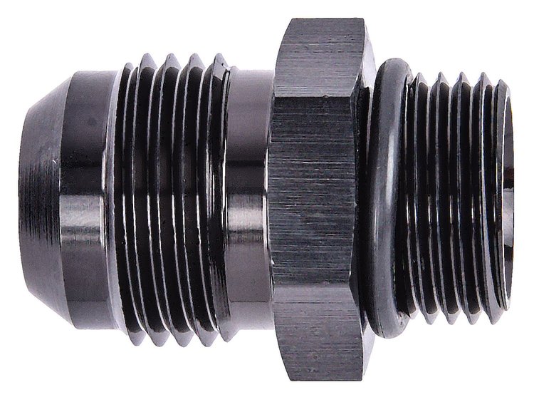 AN Port Adapter Fitting -8 AN port (3/4 in.-16 Thread) to -10 AN hose