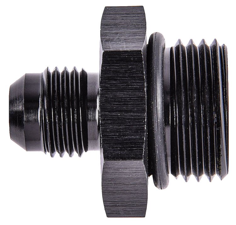 AN Port Adapter Fitting -10 AN port (7/8 in.-14 Thread) to -6 AN hose