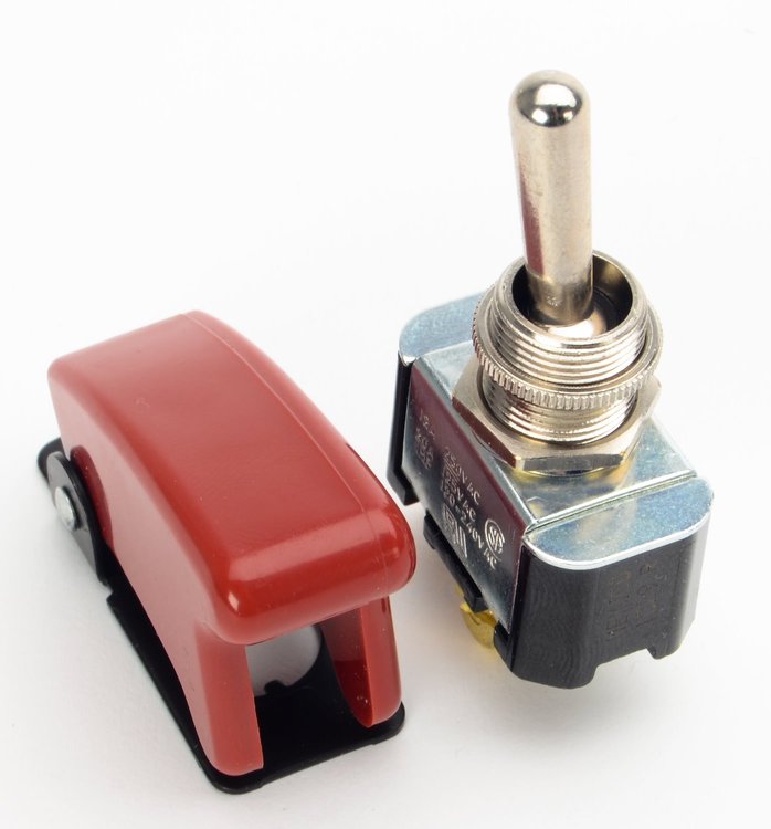 "Aircraft Style" Covered Toggle Switches Standard
