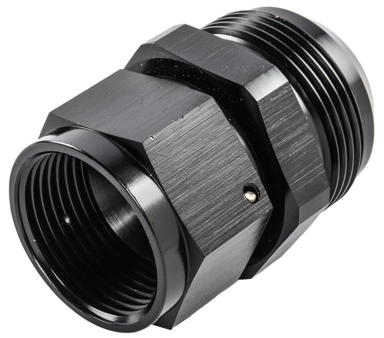 AN Female Swivel to Male Expander Fitting [-16 AN Female to -20 AN Male, Black]
