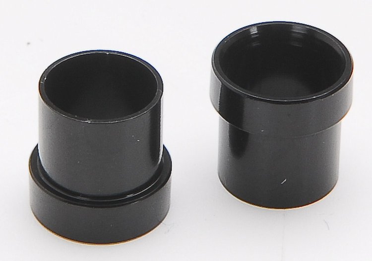 Tube Sleeves, Black Anodized Aluminum [-6 AN]