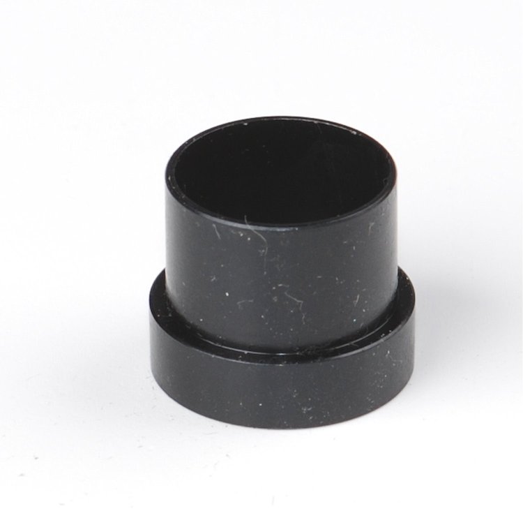 Tube Sleeve, Black Anodized Aluminum [-10 AN]