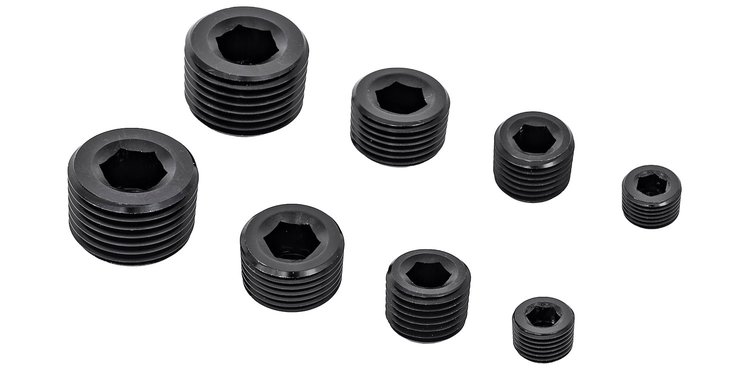 Aluminum NPT Pipe Plug Set