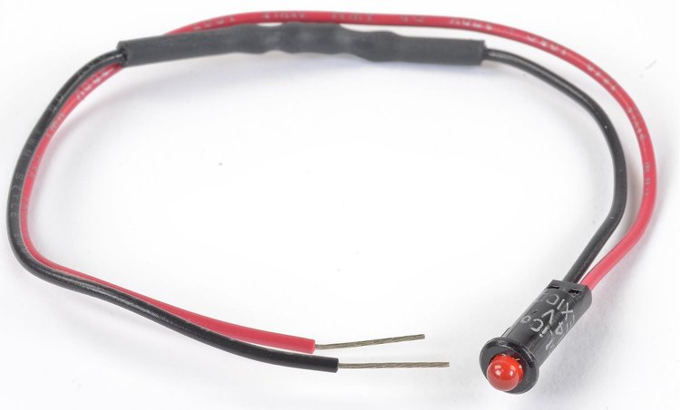 1/8" LED Indicator Red
