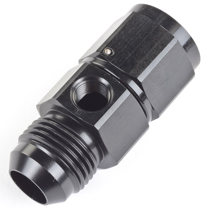 Fuel Pressure Adapter Fitting -10AN Male/Female x 1/8" NPT