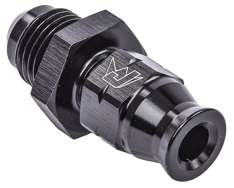 -6 AN Male to 1/4 in. Tube Fitting Black