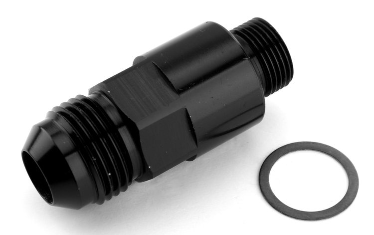Filtered Carburetor Inlet Fitting Black