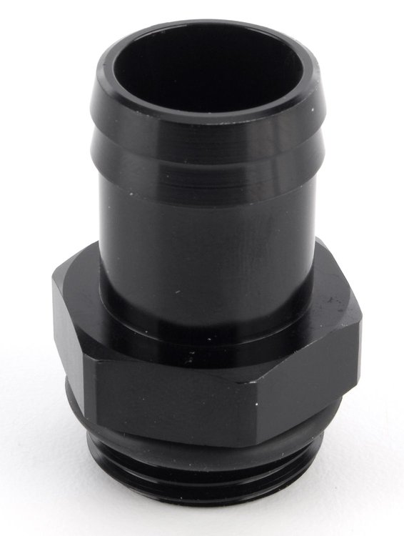 Hose Barb Fitting -10AN Port (7/8"-14 Thread) to -12AN (3/4") Hose