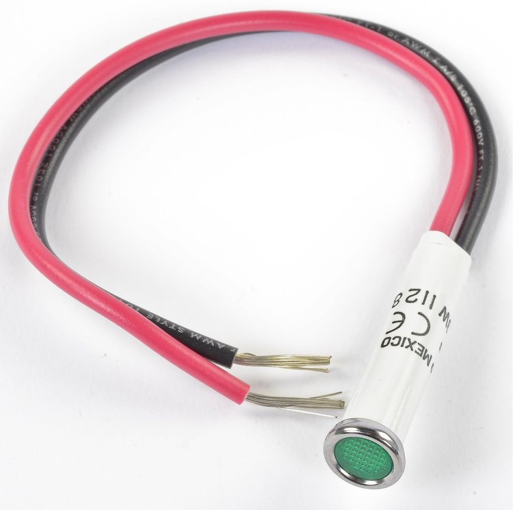 5/16" LED Indicator Green