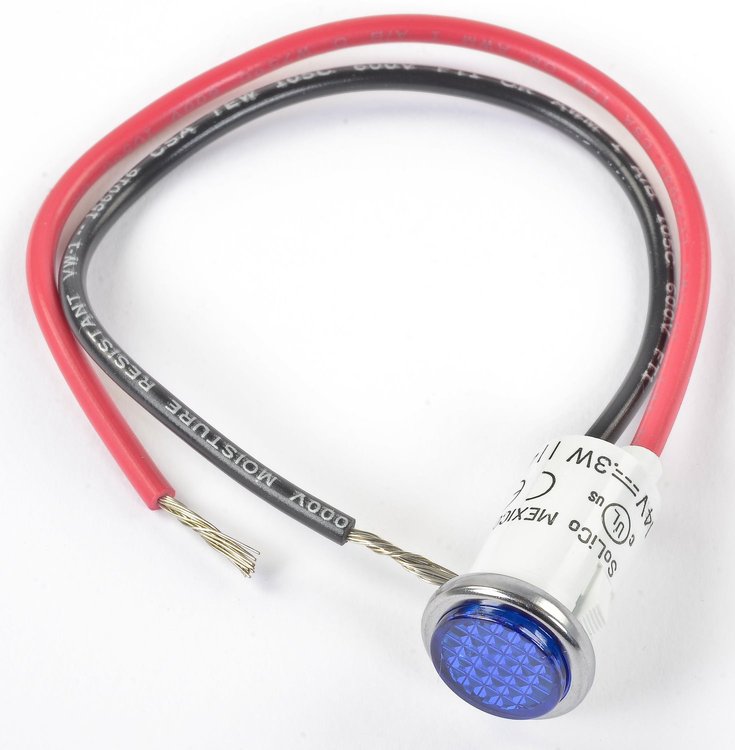 1/2 in. LED Indicator [Blue]