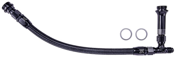 Dual Feed Fuel Line Kit Fits Holley Dual Feed Carburetors [7/8 in.-20 Threads]