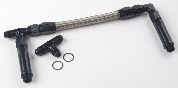 Dual Feed Fuel Line Kit for King Demon -08AN