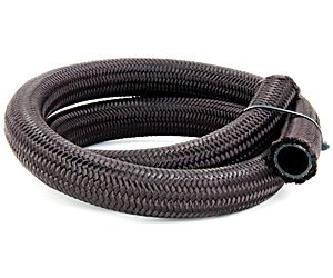 Pro-Flo 350 Black Nylon Braided Hose [-12 AN, 10 ft]