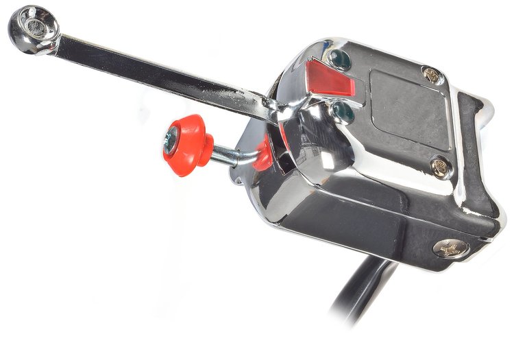 Turn Signal & 4-Way Switch Chrome Plastic