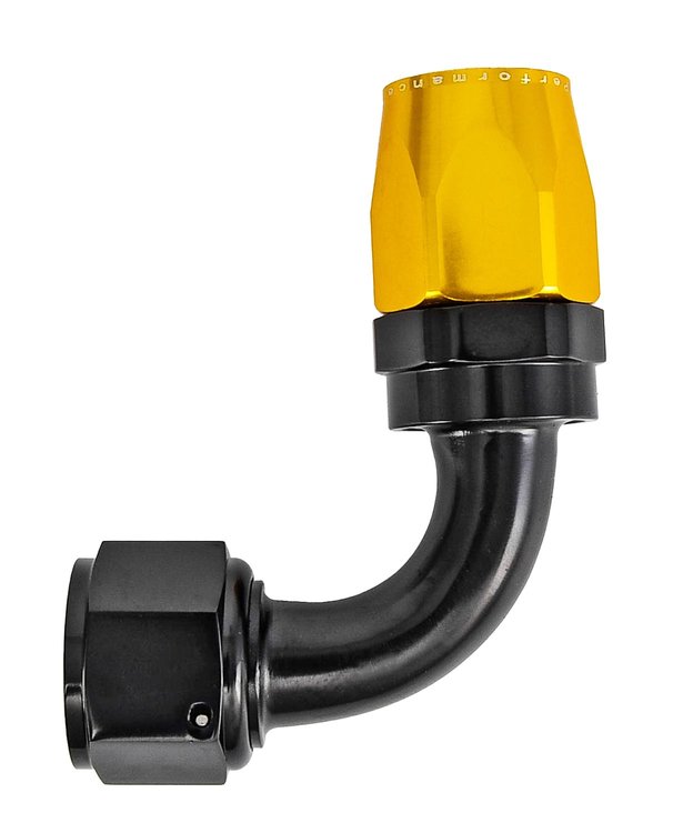 90° Max Flow Swivel Hose End -12AN