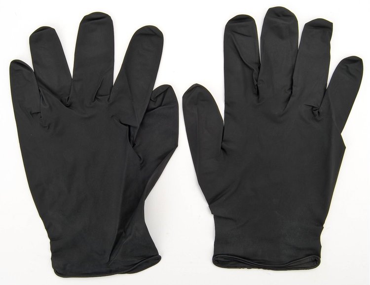 Black Gold Nitrile Gloves X-Large