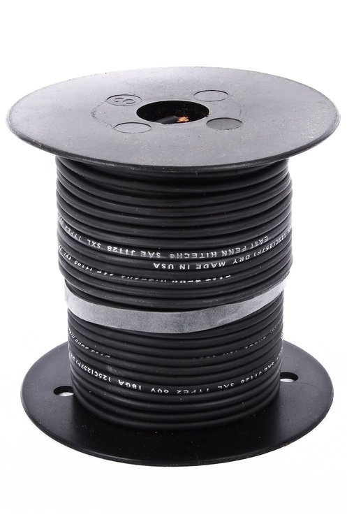 18-Gauge Premium Automotive Wire Black [100 ft.]