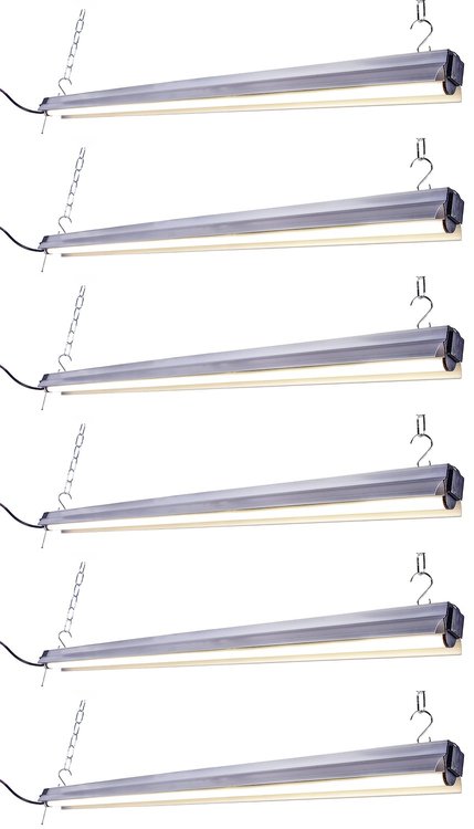 55W LED Linkable Shop Light Set