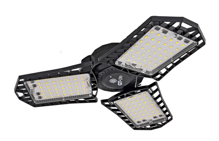 3-Panel 90W Daylight LED Garage Light Bulb [10,000 Lumens]