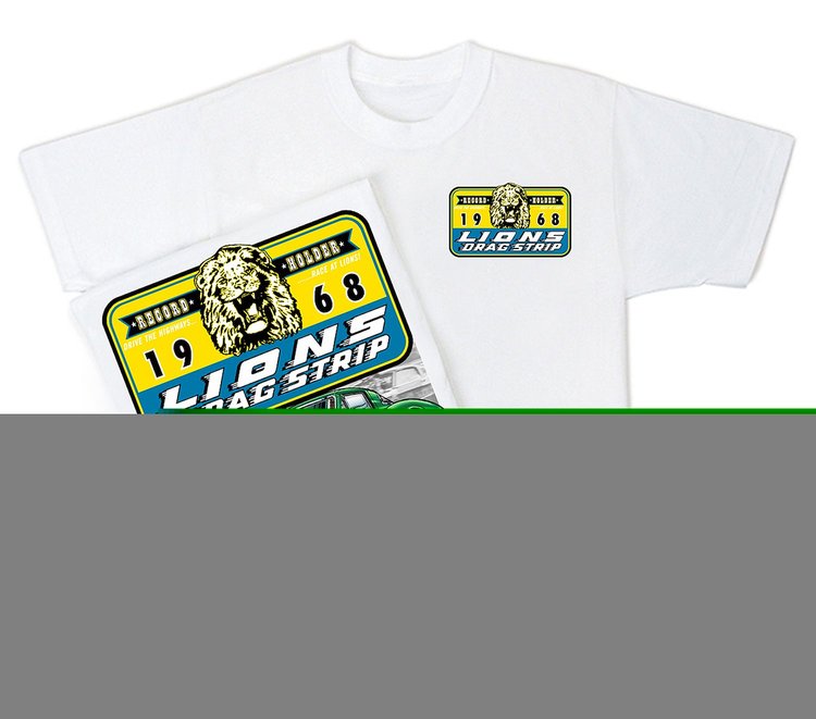 HRP2104 Lions Drag Strip Corvette T-Shirt