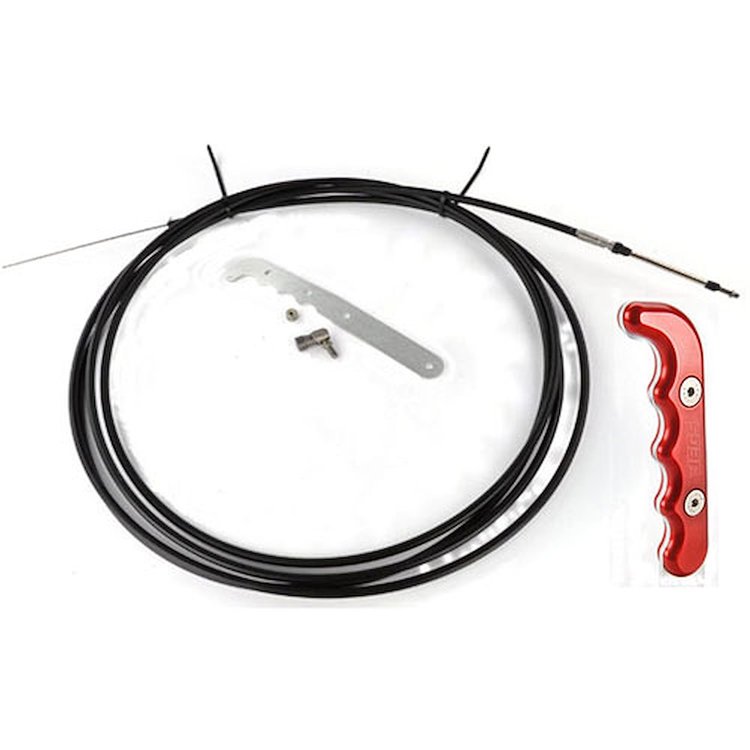 Parachute Release Cable and Handle w/ Billet Grips