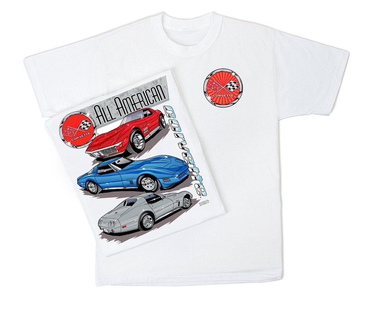 HRP2085 All American C3 Corvette T-Shirt